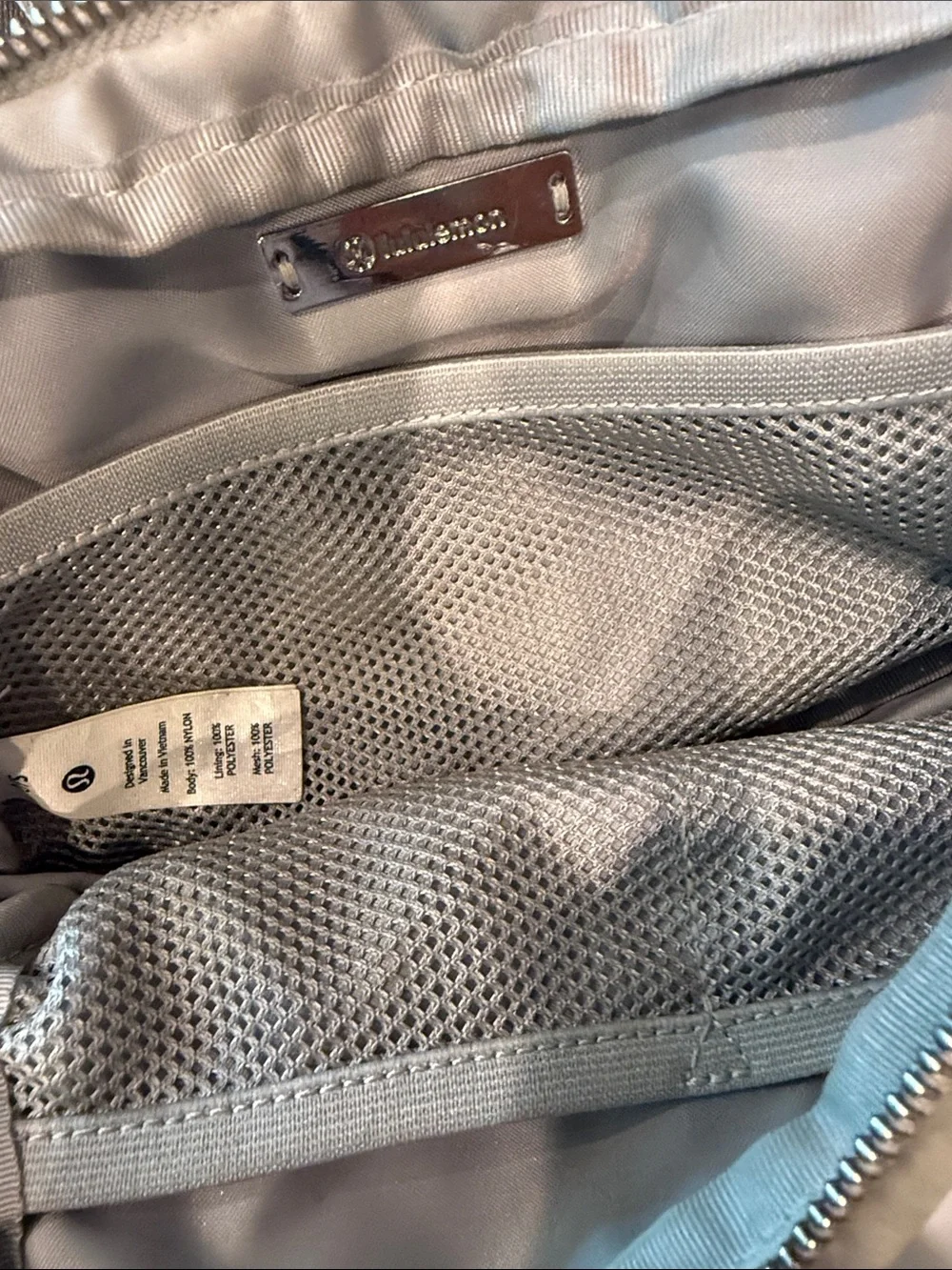 Lululemon gray belt bag